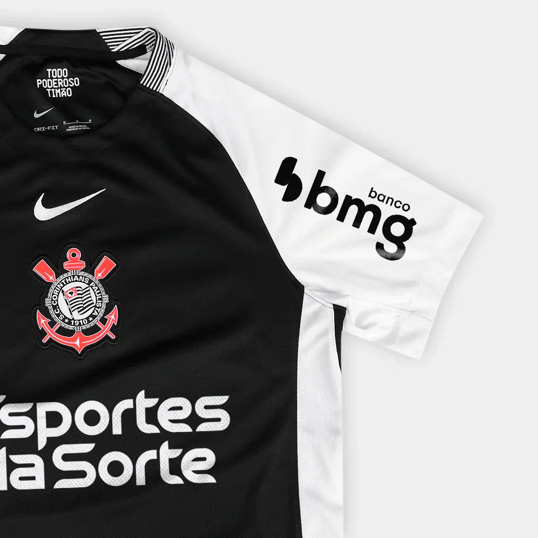 Camisa  Corinthians 2025/26 II Torcedor Com Patrocínios