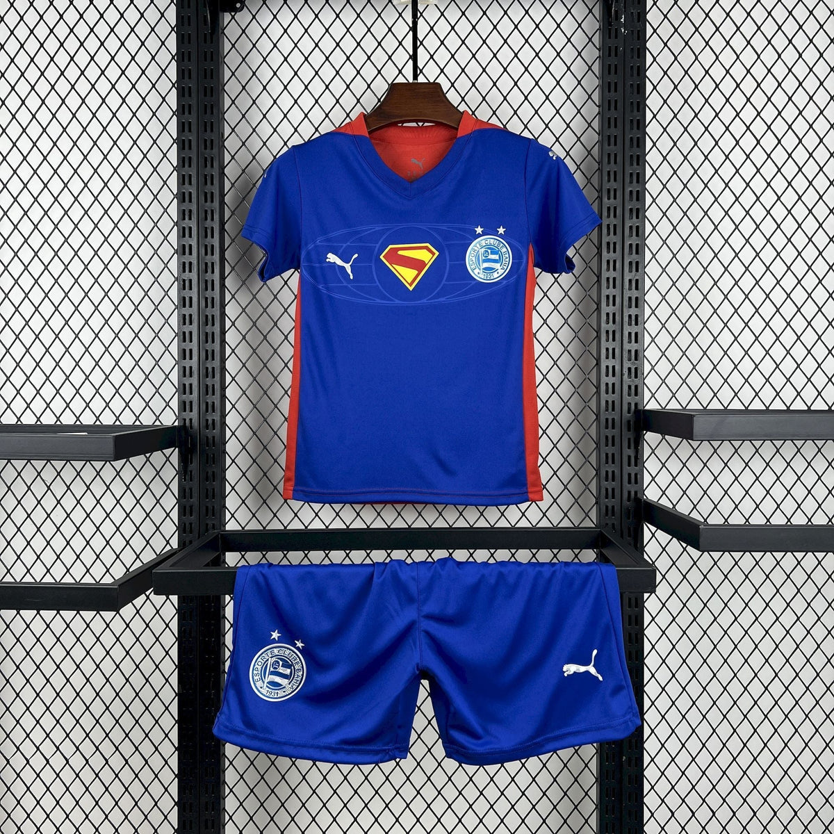 Kids Bahia 2025/26 Superman Collaboration Kit Infantil