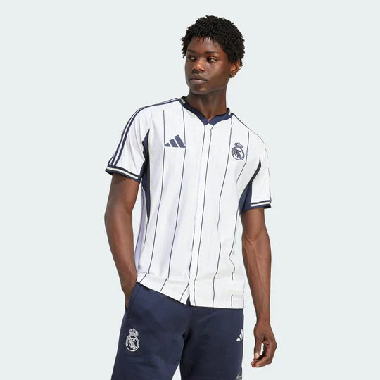 Real Madrid Home Jersey 2025/26 - Version Baseball US Pack [Slim Fit]