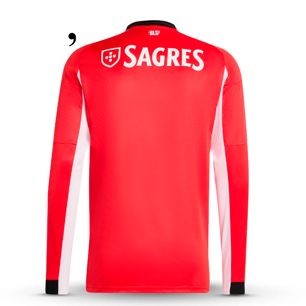 Camisola Benfica Manga Longa Principal 2025/26 - ÚLTIMAS UNIDADES!