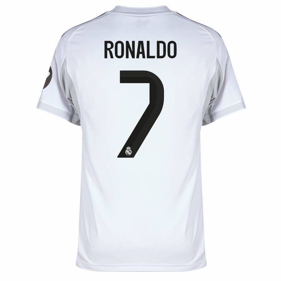 Real Madrid Ronaldo 7 Home Fan Jersey 2025/26 FIFA Intercontinental Champions Patch