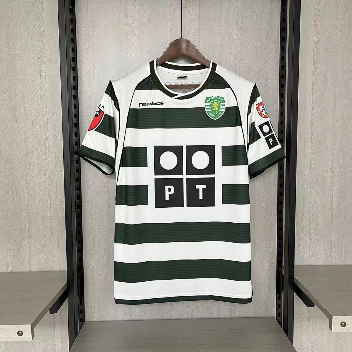 Camisola Sporting Retro 2001/03 - Modelo Exclusivo! 🇵🇹