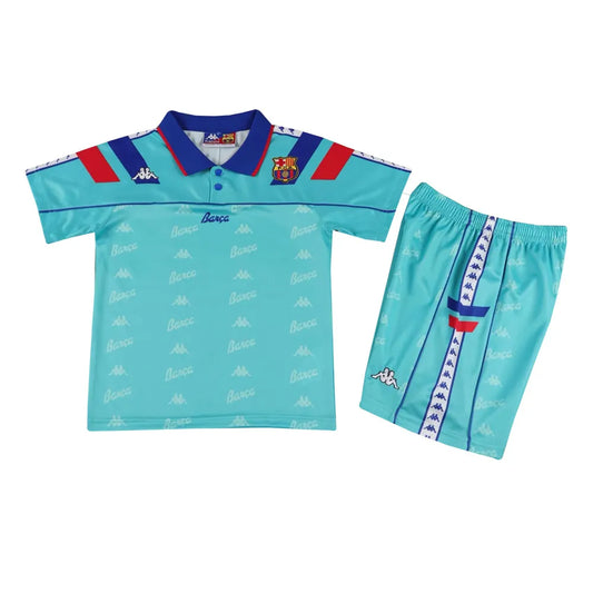 Kids Retro Barcelona Away Jersey 1992/95