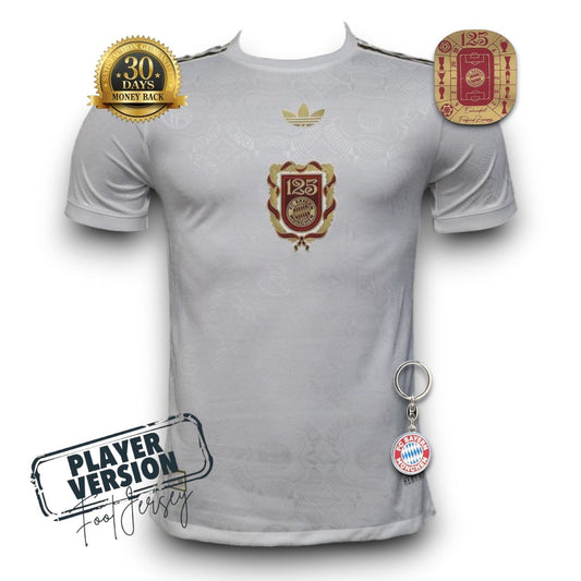 Bayern Munich Player Jersey 125th Anniversary White II